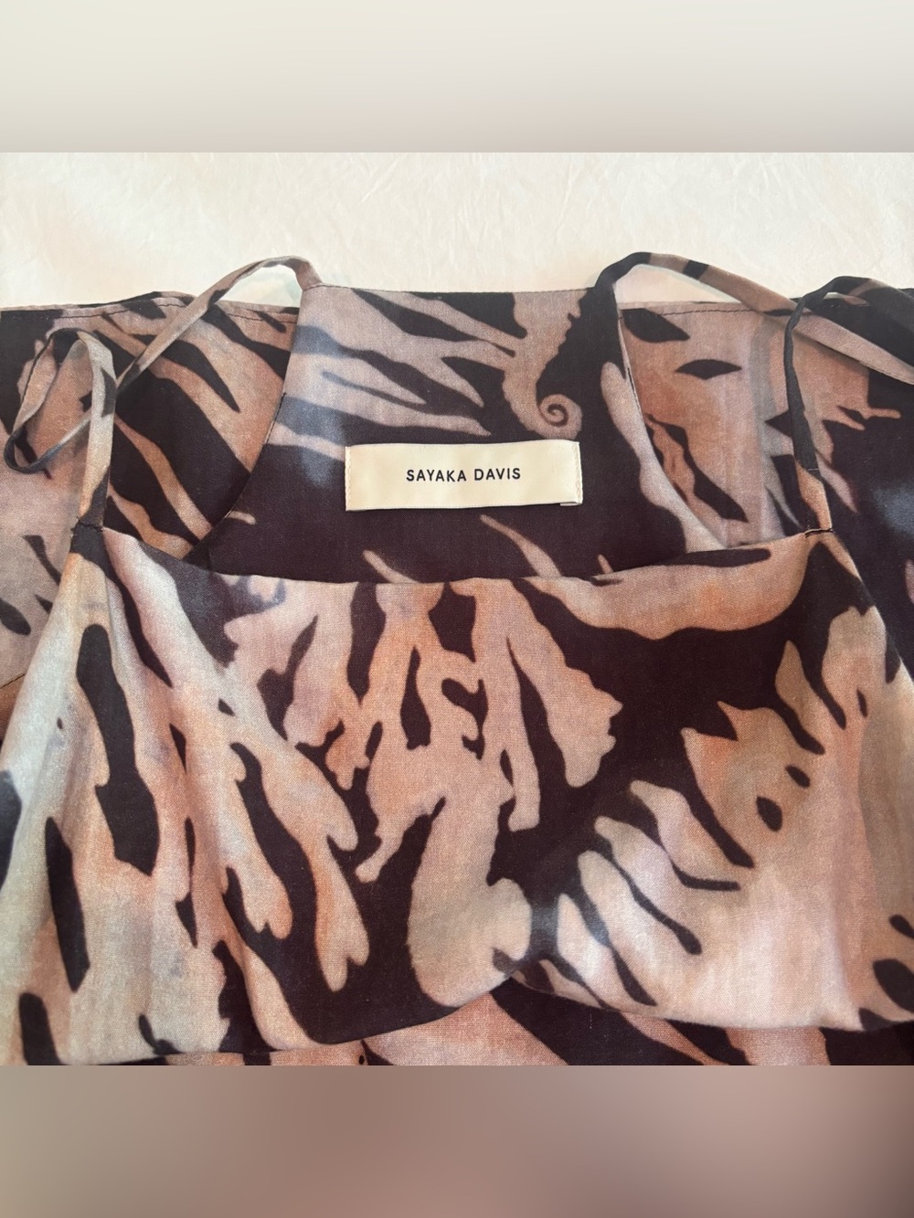 Sayaka Davis Seascape Print Maxi Dress
